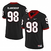 Georgia Bulldogs 98 Rodrigo Blankenship Black Nike College Football Jersey Dzhi,baseball caps,new era cap wholesale,wholesale hats